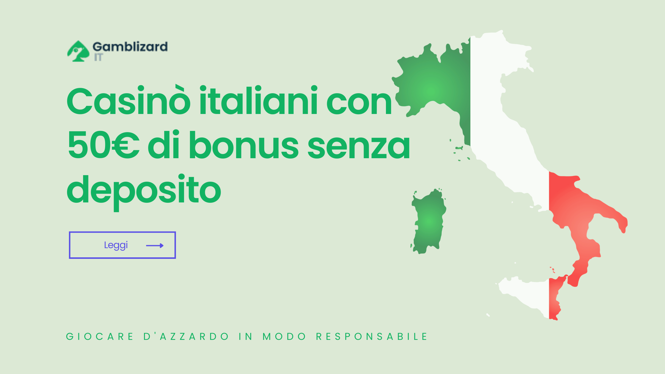 Casinò italiani con 50€ di bonus senza deposito