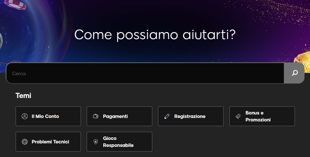 Assistenza di 888 casinò