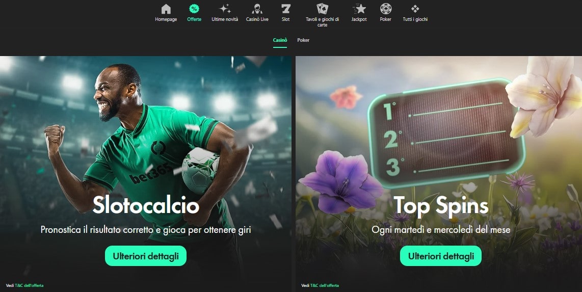 Bonus di Bet365