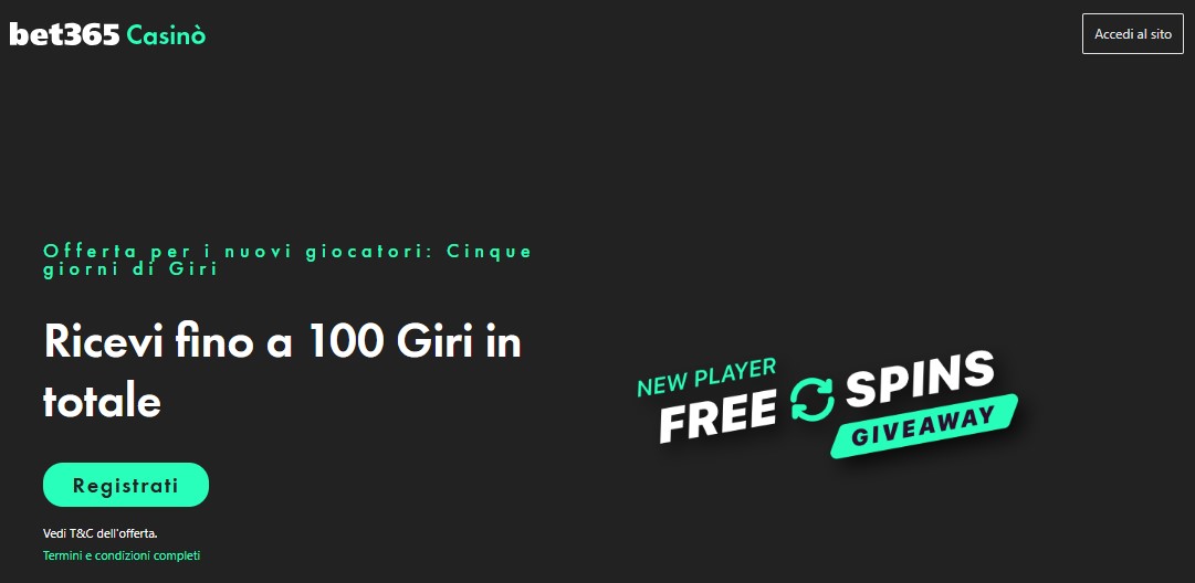 Codice bonus di Bet365