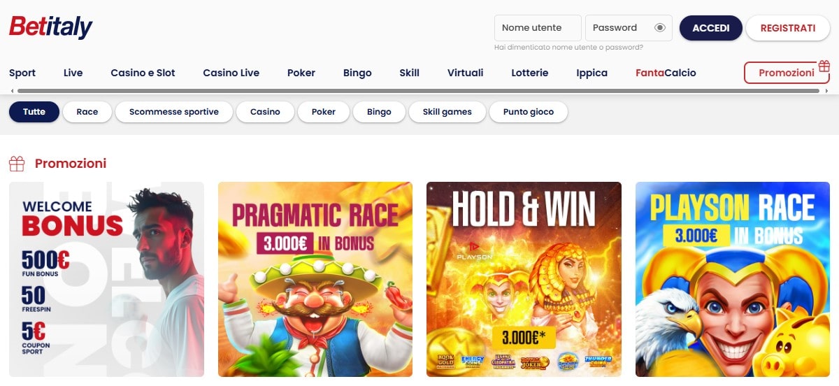 Betitaly promozione