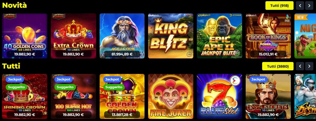 Betn1 giochi slot