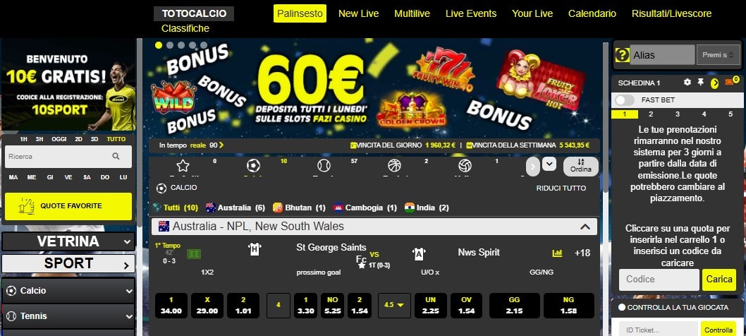 Betn1 scommesse sportive