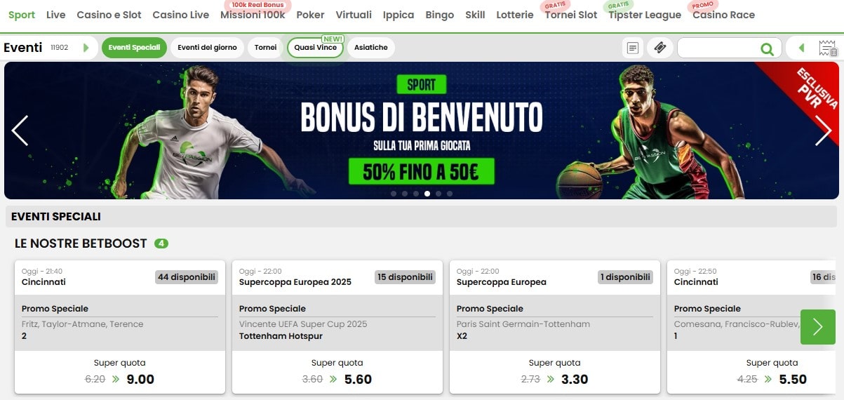 Betpassion scommesse sport
