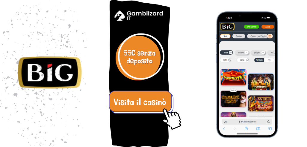 BIG casinò bonus senza deposito