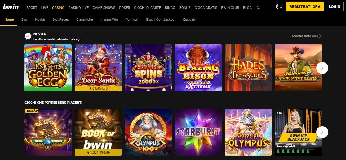 Bwin giochi di slot