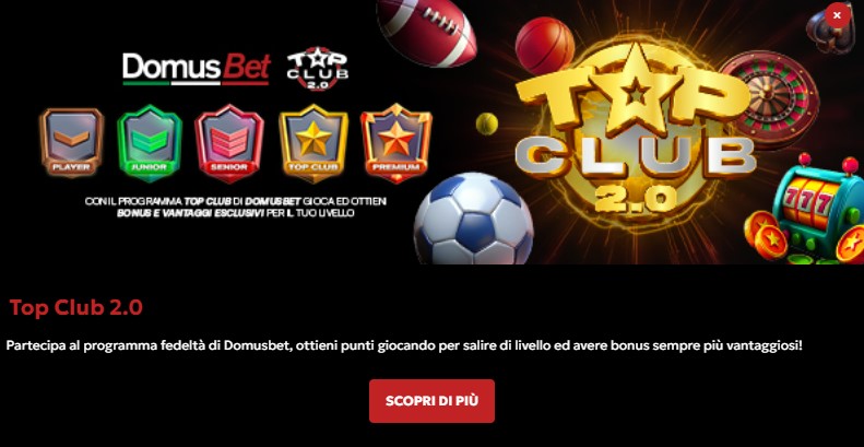 Domusbet programma fedeltà
