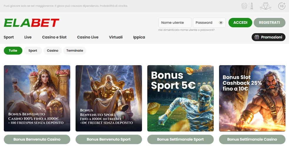 Elabet bonus