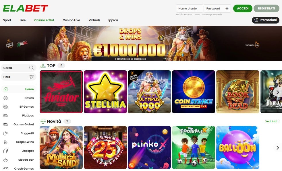 Elabet giochi