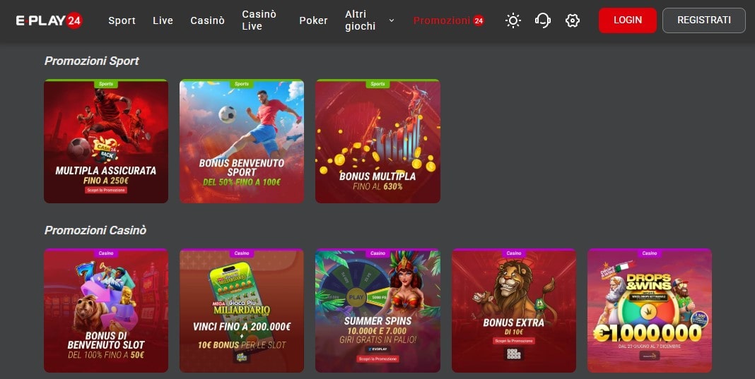 Eplay24 bonus