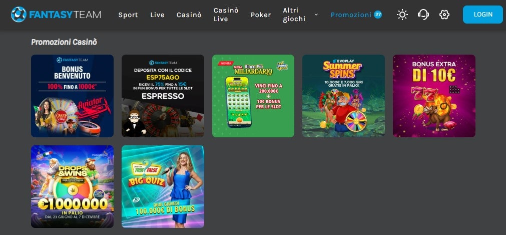 Codice promozionale Fantasyteam