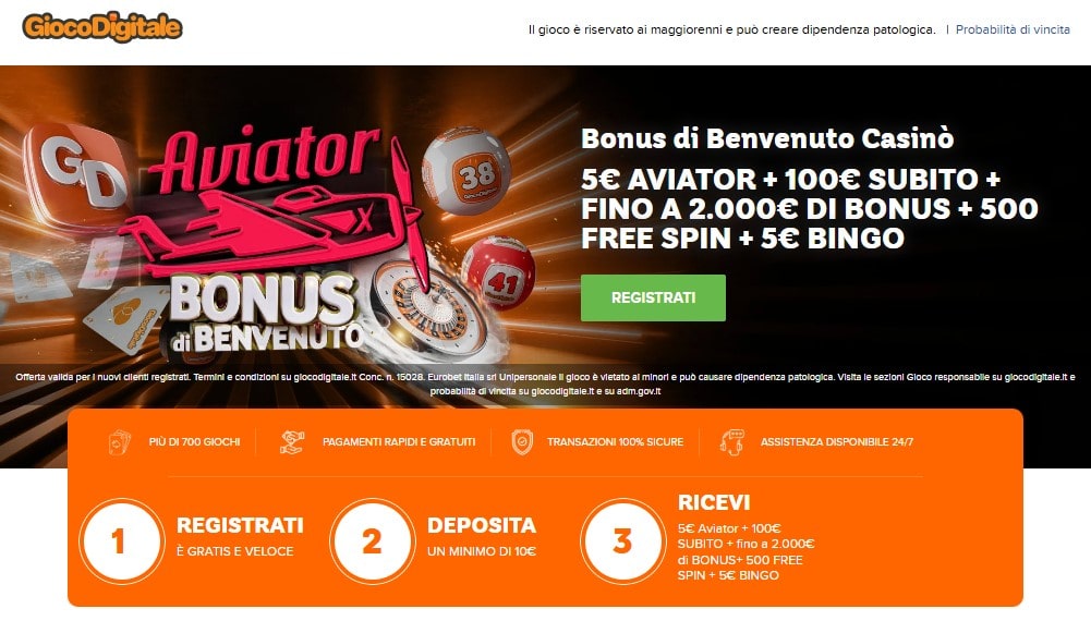 Gioco Digitale casinò login