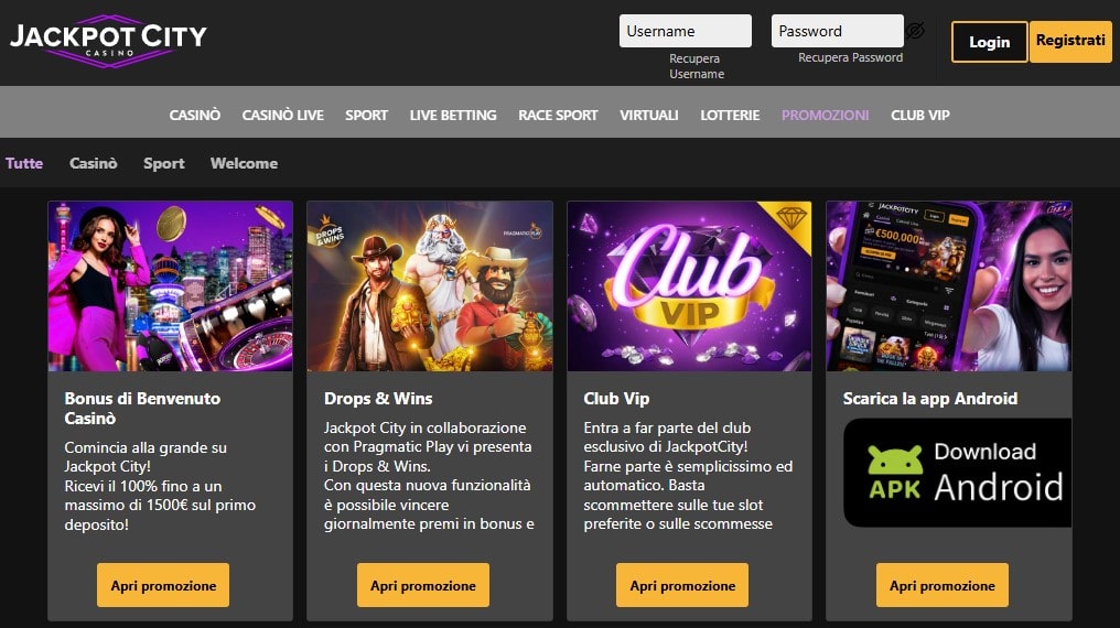 JackpotCity bonus