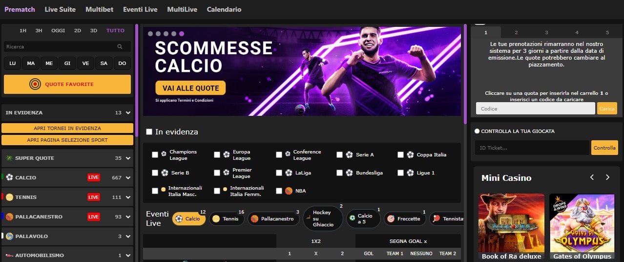 JackpotCity scommesse
