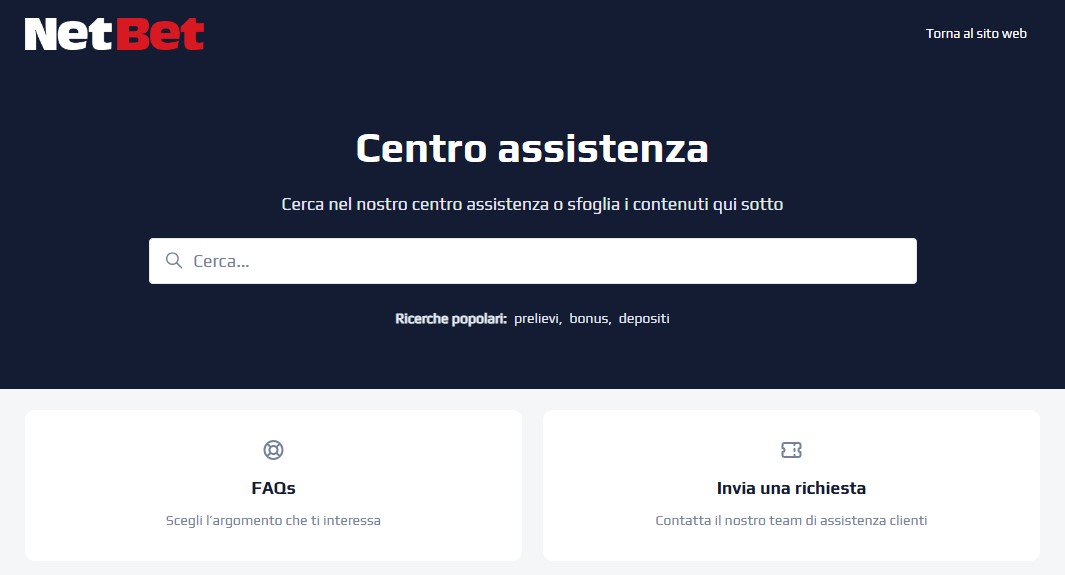 Assistenza NetBet
