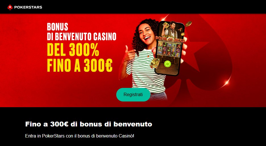 Pokerstars bonus di benvenuto