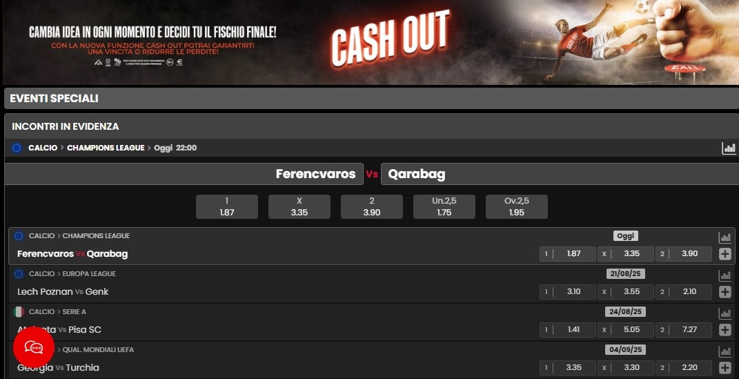Signorbet IT scommesse sportive online