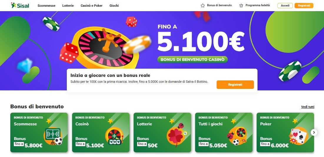 Sisal pagina di login
