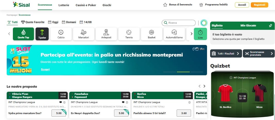 Sisal scommesse