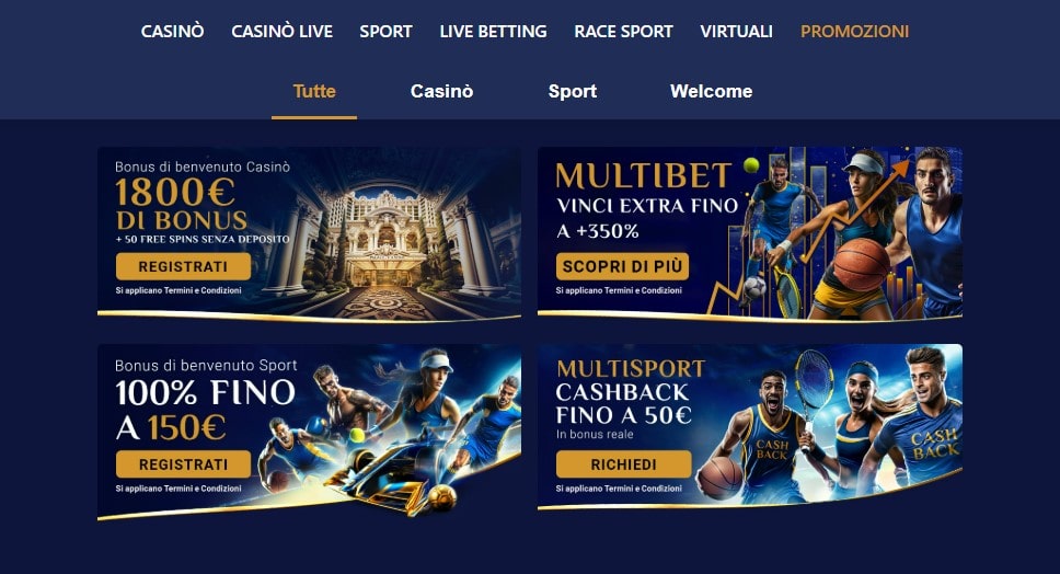 Spin Palace promozioni