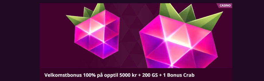 malina velkomstbonus