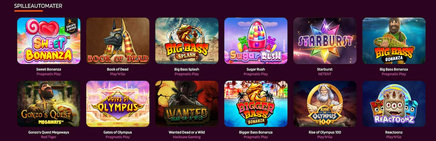 happy spins casino spilleautomater