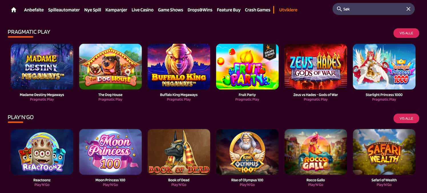 happy spins casino spillutviklere