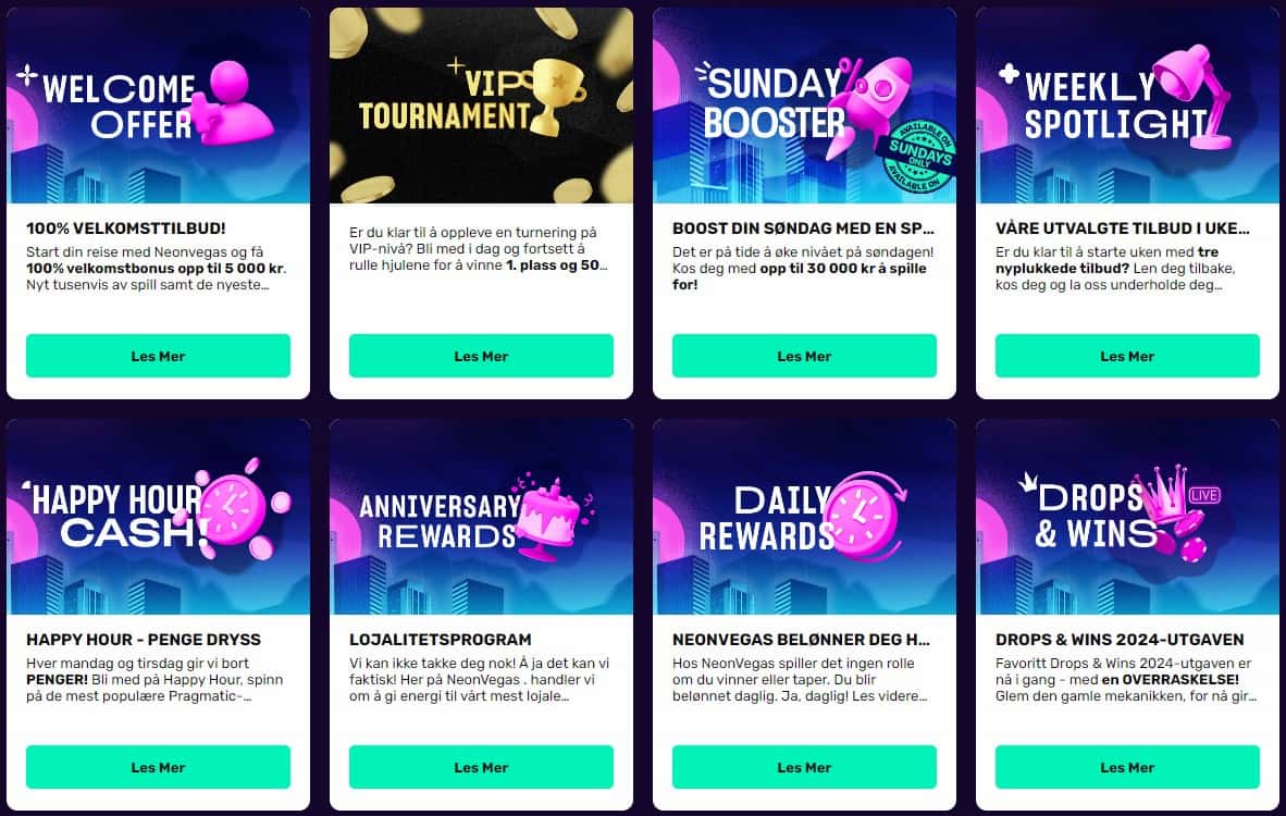 neon vegas casino kampanjer