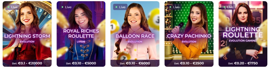 tsars casino live casino