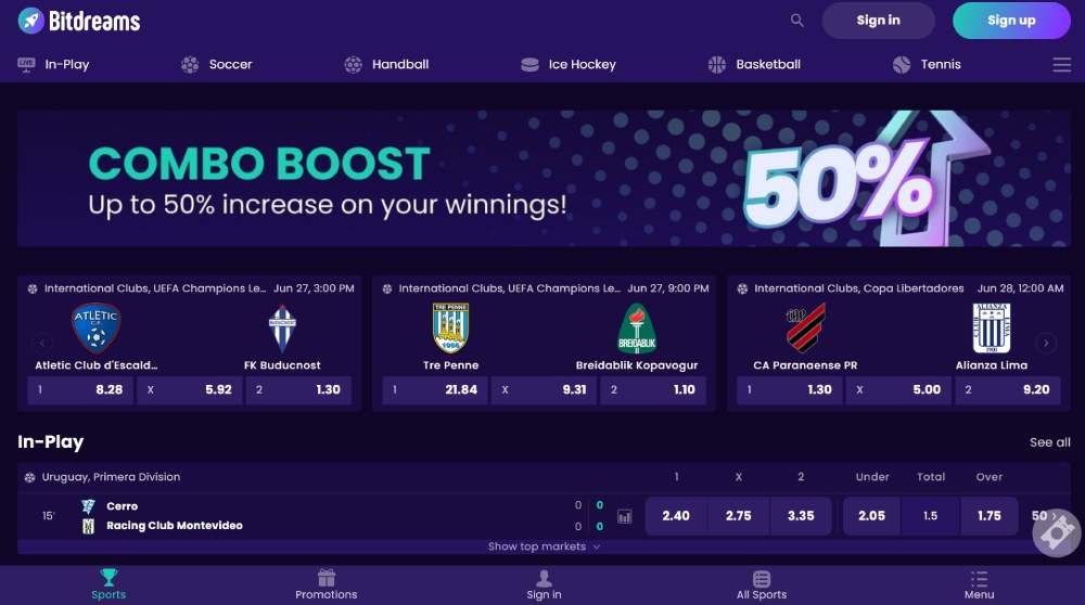 BitDreams Sportsbook