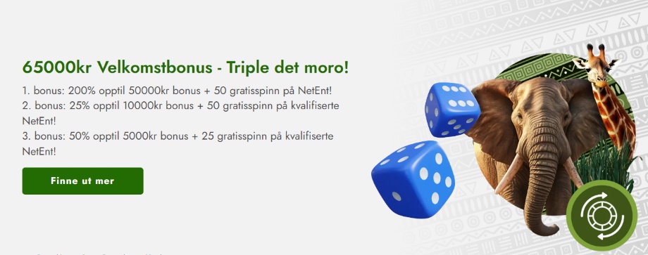 casimba velkomstbonus