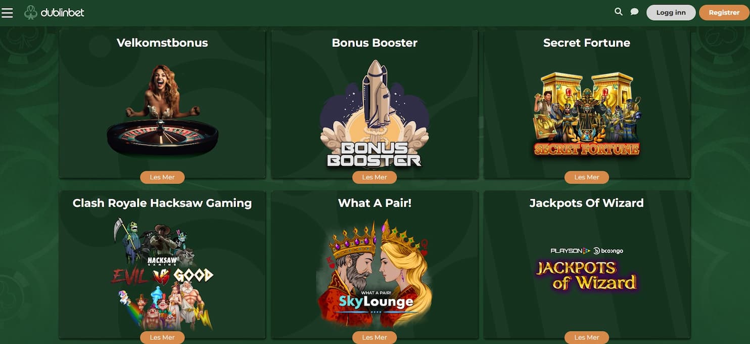 dublinbet casino kampanjer