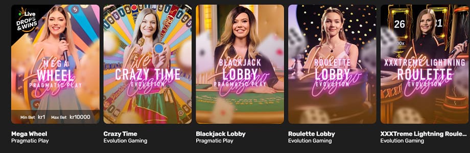 nitro live casino