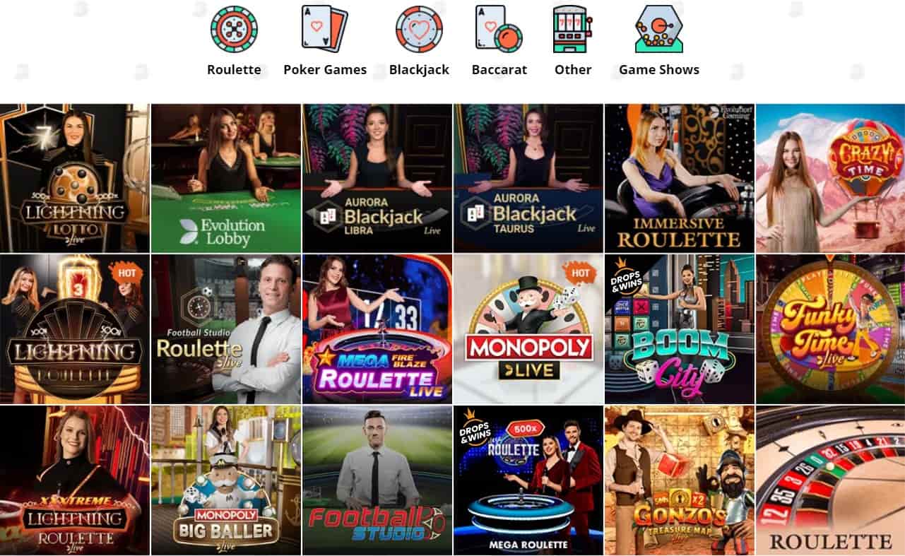 bob casino live casino