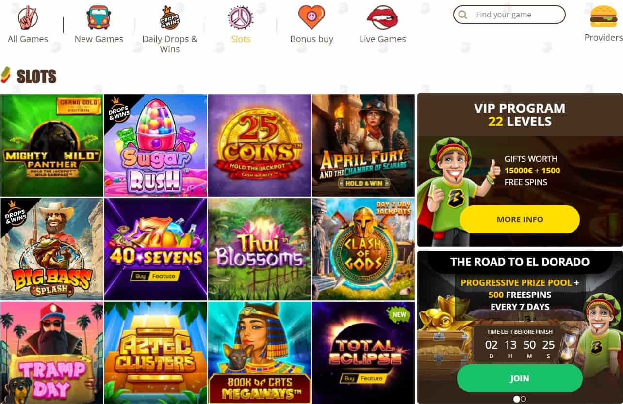 bob casino spilleautomater
