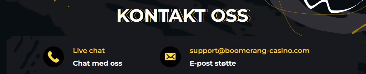 boomerang kontakt