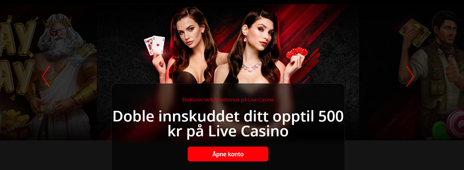 ibet live casino velkomstbonus