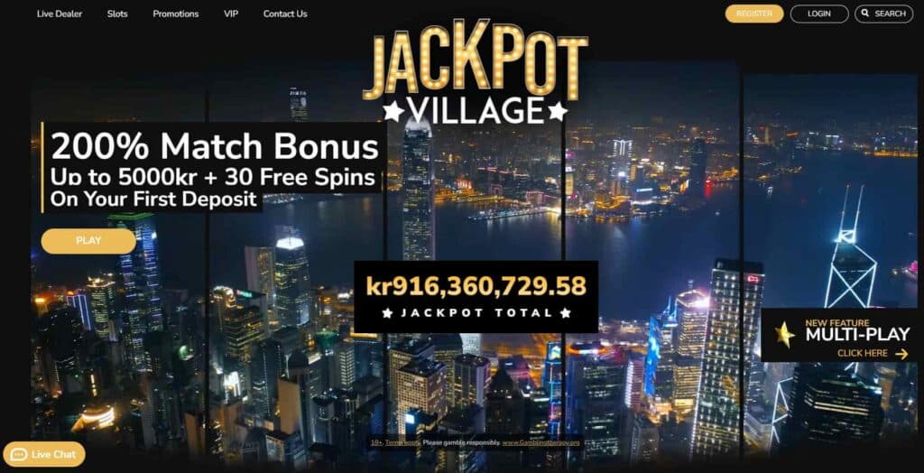 jackpot village casino hovedside