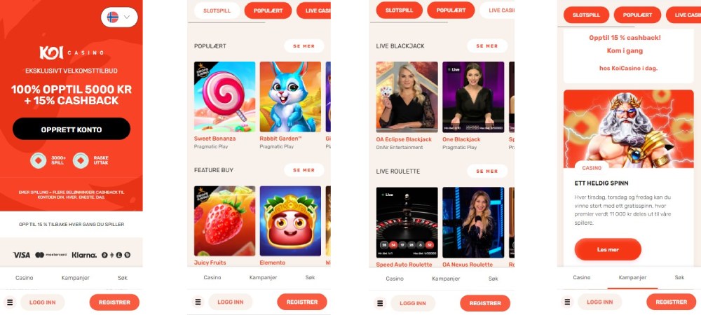 Koi Casino Mobil