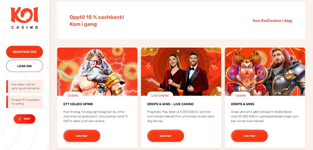 Koi Casino Kampanjer