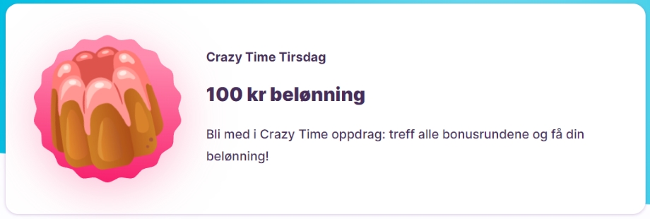 nomini crazy time tirsdag