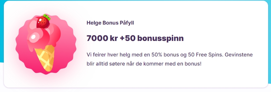 nomini helge bonus påfyll