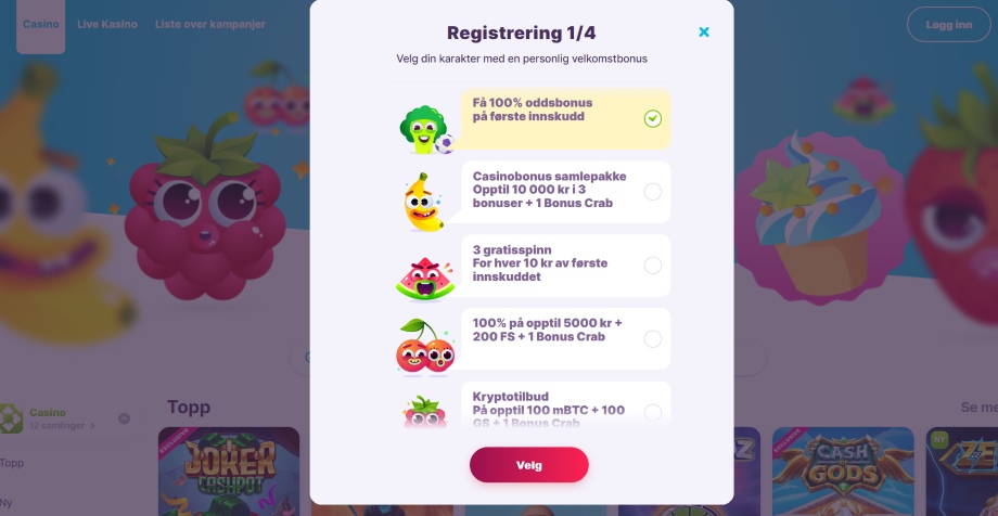 nomini registrering