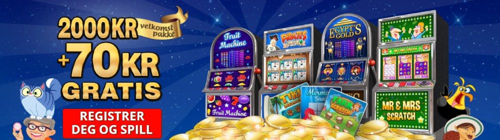 Scratchmania Casino Bonus uten innskudd