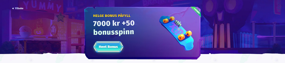 casombie helge bonus påfyll