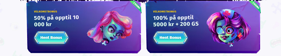 casombie velkomstbonus
