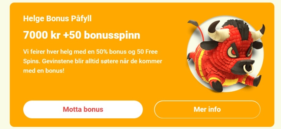 yoyo helge bonus påfyll