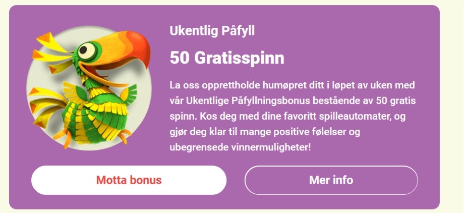 yoyo ukentlig påfyll