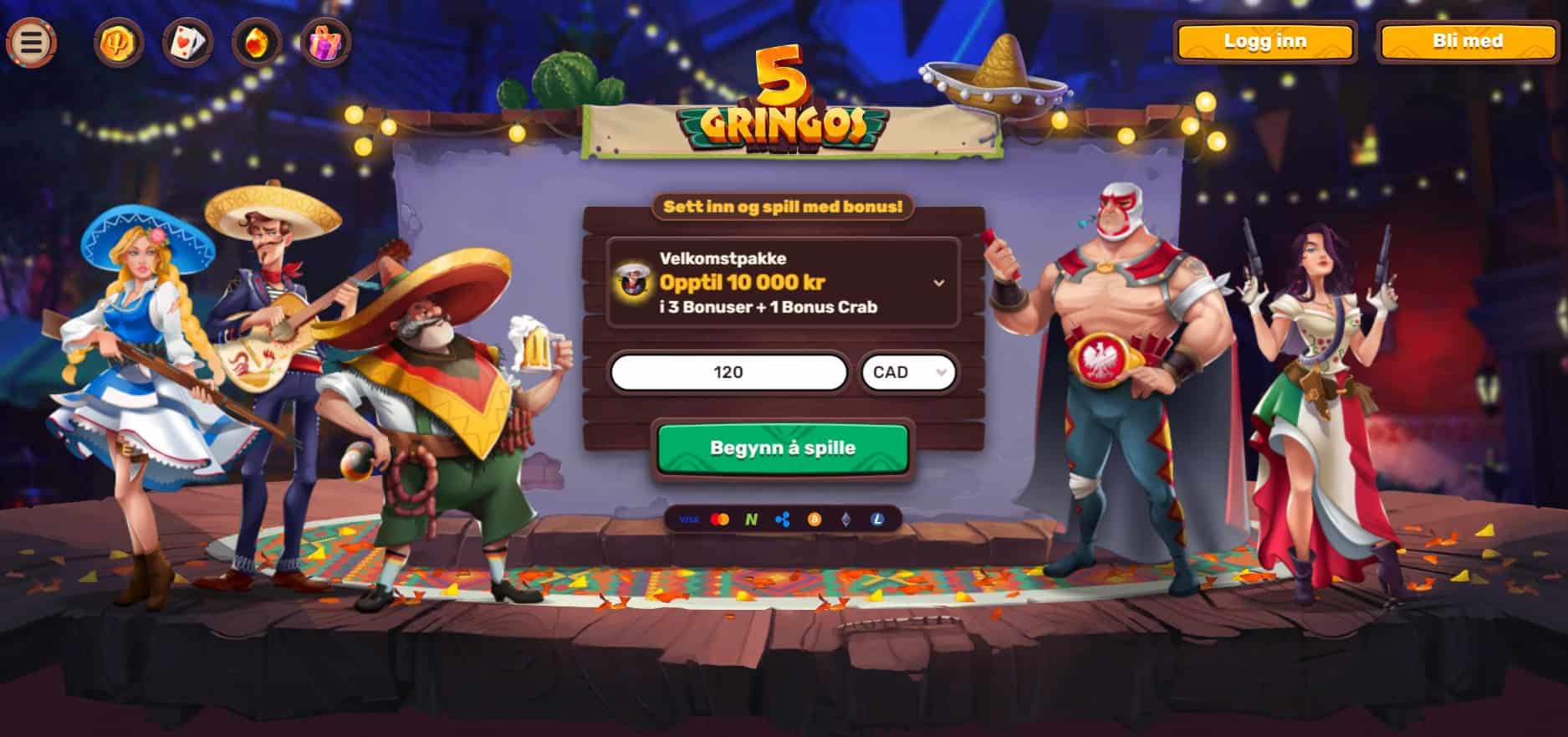 5gringos casino main page