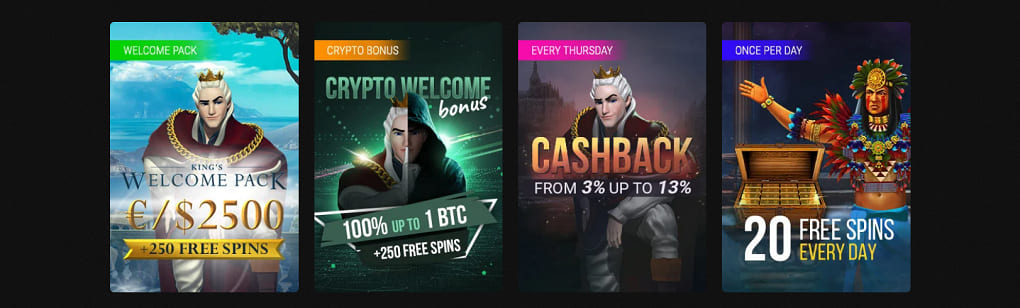 kingbilly casino bonuser